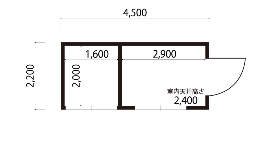 コンテナハウス制作事例(設計図)